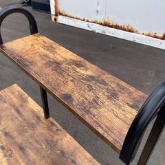 【受付中断】【kj182】美品 キッチン収納 レンジ台 キッチンラック レンジラック レンジボード キッチンワゴン　インダストリアル風 ヴィンテージライク　検)一人暮らし　ファミリー　冷蔵庫　洗濯機　オフィス　事務　テーブル　ラック　収納　家具　ソファ　キッチンの画像
