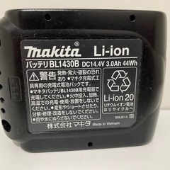 Makitaの14.4Vリチウムイオンバッテリーの画像