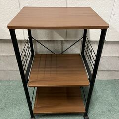 NITORI ニトリ 木製 レンジ台 炊飯台 キッチン収納 キャ...