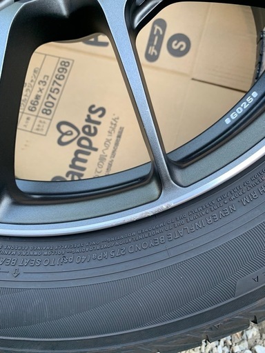 RAYS G025 114.3 19in 8.5j+38 4本セット rav4 ハリアー cx-60 cx-5 エクストレイル