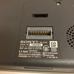 ポータブルナビ　　ソニー　ジャンク品の画像