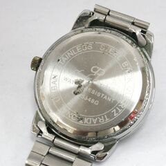 動作品 Charles Perrin ソーラー腕時計 CP5348G シルバーカラー 3針 メタルブレス ダメージ有り 札幌市 清田区 平岡の画像