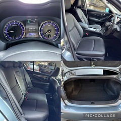 ご成約ありがとうございました！人気のV37★H28年式スカイライン200GT-t★経済的2Lターボ★ハーフレザーシート★インテリジェントクルーズ★アラウンドビューモニター★デイライト★カーボン調パーツ多数★コムテック前後ドラレコ★内外装美車ですの画像