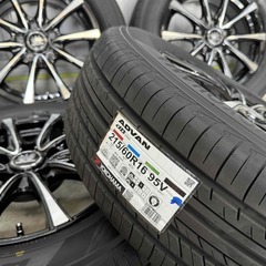 LEHRMEISTER AMALFI V Jr ＆ YOKOHAMA ADVAN ｄB 215/60R16 4本セット 新品タイヤ 静粛性抜群 ヨコハマ デシベル クラウン マークＸ 等の画像