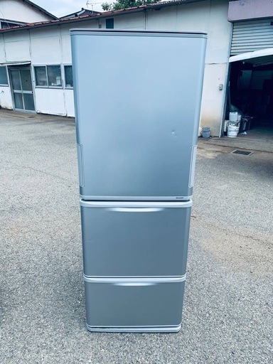 送料設置無料　SHARP ノンフロン冷凍冷蔵庫 SJ-W351E-S 3ドア冷凍冷蔵庫 SJ-W351E-S ｜出張買取MAX