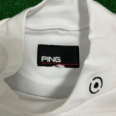 ①PING ゴルフモックネック Tシャツの画像