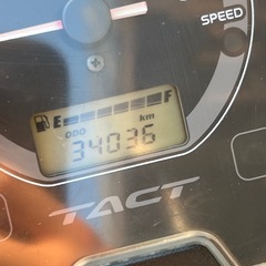 大人気セール‼️安心の高年式😌バッテリー充電済み🔋リアタイヤ新品✨️嬉しいオイル交換済み♻️燃費重視&バイク初心者の方におすすめ🔰ラクラク始動のインジェクション💥AF79タクト✴の画像