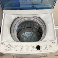 【6ヶ月保証】全自動洗濯機 Haier JW-C45CKの画像