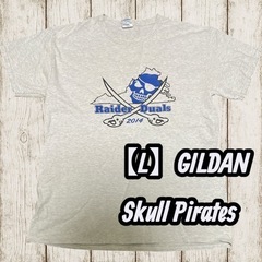 大特価！GILDAN製 スカル・Xmas Tシャツ2枚セット【サイズL】メンズの画像