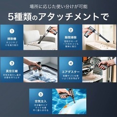新品　未開封　掃除機　エアダスター  電動エアダスター  ブロワーの画像