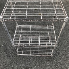 スチールラック3段　白の画像