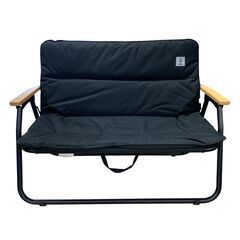 25C355_ジB DOD グッドラックソファ CS2-500-BK 2人掛け 折りたたみソファ キャンプ用品 現状品 中古の画像