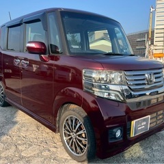 【支払総額22.8万円】N-BOXカスタムターボ車検付き即日納車ok機関良好 フルセグTV Bluetooth バックカメラ 修復歴無しの画像