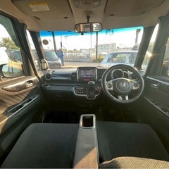 【支払総額22.8万円】N-BOXカスタムターボ車検付き即日納車ok機関良好 フルセグTV Bluetooth バックカメラ 修復歴無しの画像