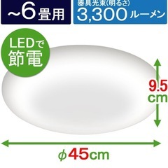 アイリスオーヤマLEDシーリングライトの画像