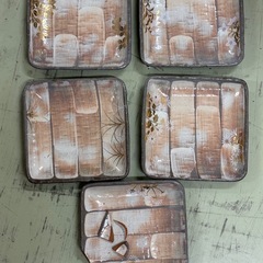 【東京都大田区引き取り限定】小鹿田焼のお皿 金継ぎ練習用にどうぞ（欠けあり）の画像