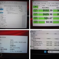 東芝ウルトラモバイルWin 11Pro G83HS 第11世代 i5-1135G7-24GB新品SSD1000GBofficeProPlus2024/約840gの画像