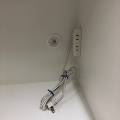 レンジボード　スライド2枚扉　3段引き出し　ホワイト【トレファク堺福田】の画像