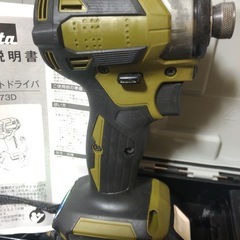 ②マキタ新型インパクトドライバTD173D中古美品オリジナルハウジングの画像