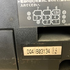 ロ 2508-135 パナソニック CDラジカセ RX-DT600 1994年製 CD.カセット.AM.FMラジオ動作確認済 中古品の画像