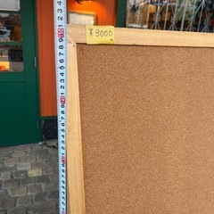 大型コルクボード イーゼル セット 店舗 マルシェ フリマ イベント　出店などに の画像
