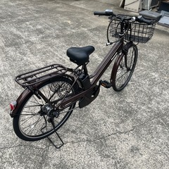 ★美品 動作良好★Panasonic パナソニック 電動アシスト自転車 be-fts632 ティモ s★の画像