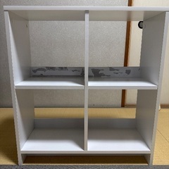 【訳あり】アイリスオーヤマ 2段シェルフ ホワイトの画像