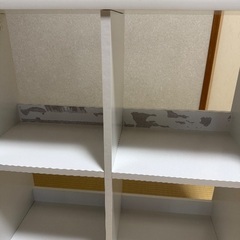 【訳あり】アイリスオーヤマ 2段シェルフ ホワイトの画像