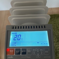 オイルヒーター　暖房器具２台セット eureks/デロンギ　の画像
