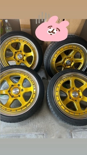 TOYOTA ハイエース　CRS ホイルール　金　19インチ