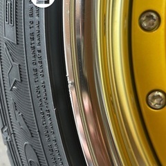 TOYOTA ハイエース　CRS ホイルール　金　19インチの画像