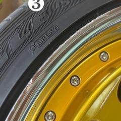 TOYOTA ハイエース　CRS ホイルール　金　19インチの画像