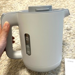 siroca シロカ　電気ケトル SK-A151 0.8L グレーの画像