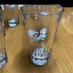 透明ガラス製おちょこグラス 6個セットの画像