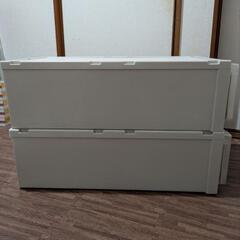 天馬収納ケース　2個　ホワイトの画像