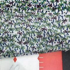 0804-485 【無料】 花柄　七分丈　シアーTシャツの画像