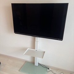 テレビ台付き　SHARP 50型　ネット対応の画像