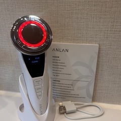 【美品】ANLAN 多機能美顔器　スタンド・充電コード・取扱説明書付き の画像
