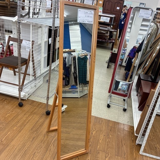 リユースのサカイ東金店 ミラー付きワードローブ ※ダボ欠品 TJ13140 リユースのサカイ東金店 ミラー付きワードローブ ※ダボ欠品 TJ13140