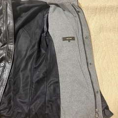 COMME CA MEN　ジャンパー　黒の画像