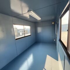 【三重】3坪ハウス　エアコン付き　コンテナ　コンテナハウス　スーパーハウス　ユニットハウス　トレーラーハウス　事務所　倉庫　物置の画像
