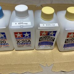 【中古】購入後5~10年室内保管のタミヤ他の溶剤,塗料15点の画像