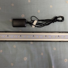 水槽ライト ジェックス GEX クリアLED POWER SLIM 明るさ1,000lm 色温度11,000K 奥行スリム5cm ライトリフト付ブラック 600の画像