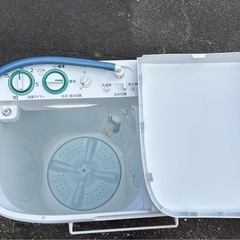 二槽式洗濯機　アクア　21年の画像