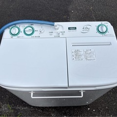 二槽式洗濯機　アクア　21年の画像