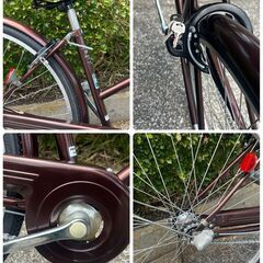 【中古自転車】アサヒサイクル　ラ・ベール　27インチ　シティサイクル　内装3段変速の画像