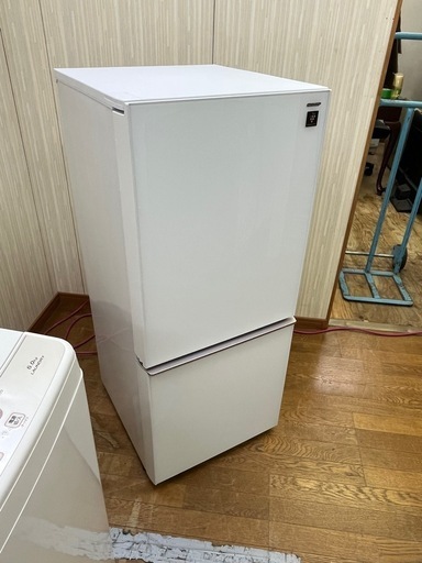 SHARP 2ドア冷蔵庫 SJ-GD14D　ひとり暮らし シャープ 冷蔵庫 一人暮らし 2ドア 小型 2018年製 引越し 新生活