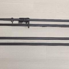 2連 カーテンレール 2本の画像