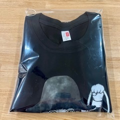のイラスト 半袖Tシャツ 黒　男女兼用　S〜Mサイズ　ヒグチユウコ風の画像