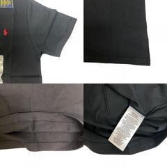 ラルフローレン RALPH LAUREN 半袖Ｔシャツ ワンポイント TEECREW/TEEV-NECK Vネック 323-674983 ブラックの画像